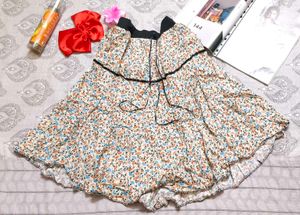 Floral Tiered Mini Skirt