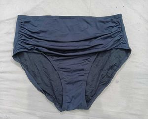 ⭐ High-Waisted Ruched Bikini Bottoms