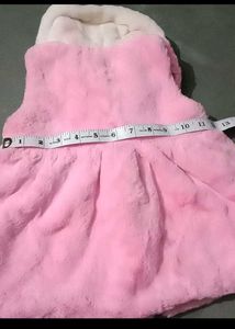 Pink Faux Fur Vest