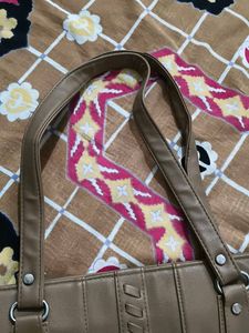 Stylish Taupe Tote Bag