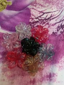 Flower Claw Clips Set