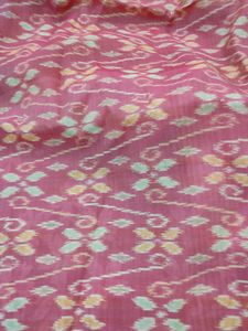 cotton silk ikkat saree
