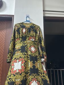 Elegant Printed Maxi Dress