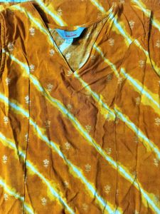 Beautiful Orange Tie-Dye Kurta🧡😍