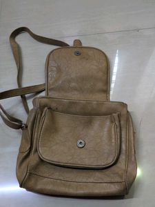 Stylish Tan Crossbody Bag