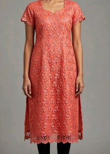 Beautiful Coral Kurta