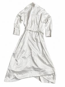 Zara Satin Belted Dress