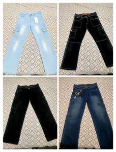 4 straight fit jeans combo.