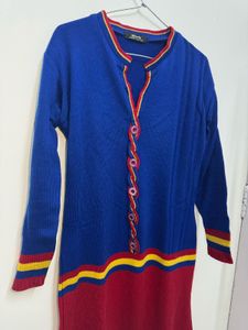 Colorful Knit Mini Dress
