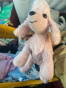 Cute Pink Poodle Plush Toy