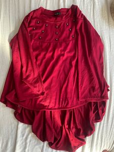 Red Short Top