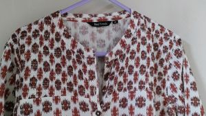 Short Top ,Cotton Fabric ,Size M