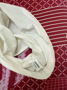 White One-Shoulder Tank Top