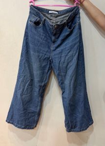 Zudio Wide Leg Blue Jeans