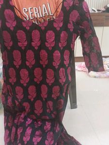 Beautiful Black &amp; Pink Kurta