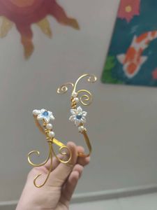 Floral fairy arm cuff