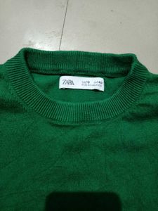 Zara Green Top Size Fit For M&amp;L