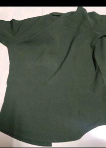 Classic Green Collared Top