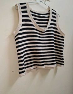 Striped Knit Tank Top