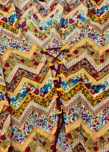 Yellow Kurta Set with Printed Jacket