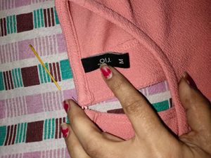 Peach Mini Dress And Bag Free