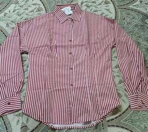 Striped Button-Down Shirt