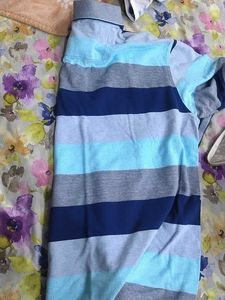 Striped Men's Polo T-Shirt