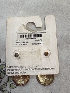 Westside Gold Spiral Drop Earrings