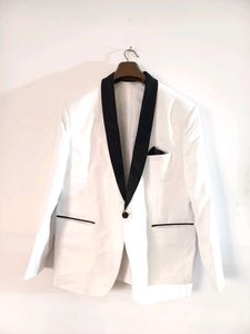 White & Black Colored Suit (Mens)