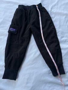 Girls Black Joggers Set 4 years+