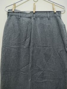 Gloria Vanderbilt Dark Grey Cotton Denim Skirt