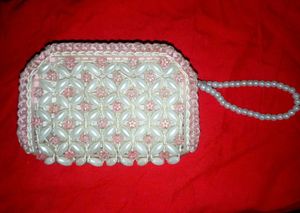 Beaded Pearls Clutch