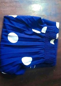 Blue Polka Dot Dress