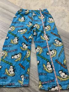 Cute Monkey Print Pajama Pants