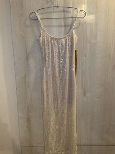 Sparkly Sequin Slip Dress