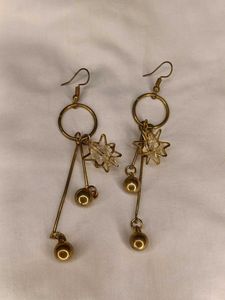 Vintage Style Peacock Drop Earrings