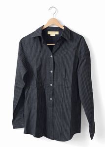 Classic Pinstripe Button-Down Shirt