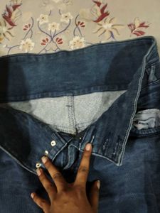 High Waisted Blue Denim Jeans