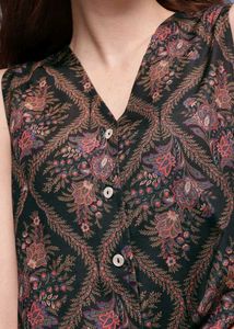 Stylish Printed Sleeveless Top