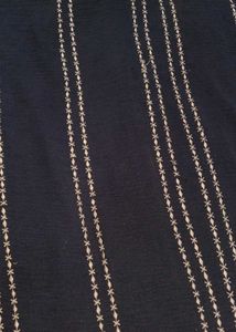 Embroidered Navy Blue/ grey  abaya two in