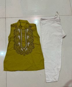 Embroidered Kurta Pajama Set