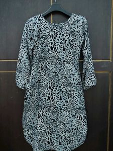 Chic Leopard Print Kurta Set (coordset)