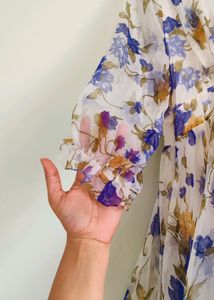 Floral Georgette Dress