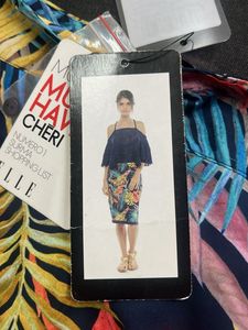 ELLE Tropical Floral Printed Skirt