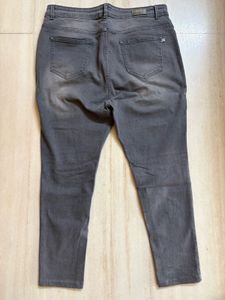 Distressed Grey Denim Jeans