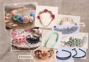 Assorted Flower & Crystal Headbands