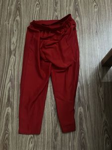 Elegant Red Embroidered Kurta