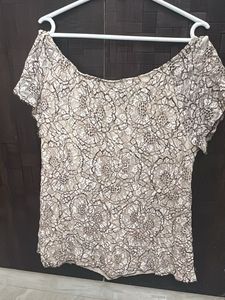 Elegant Lace Overlay Top