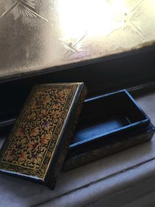 Vintage Decorative Trinket Box From Kashmir