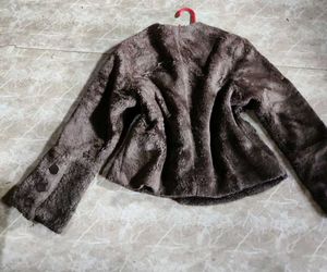 Brown Faux Fur Jacket